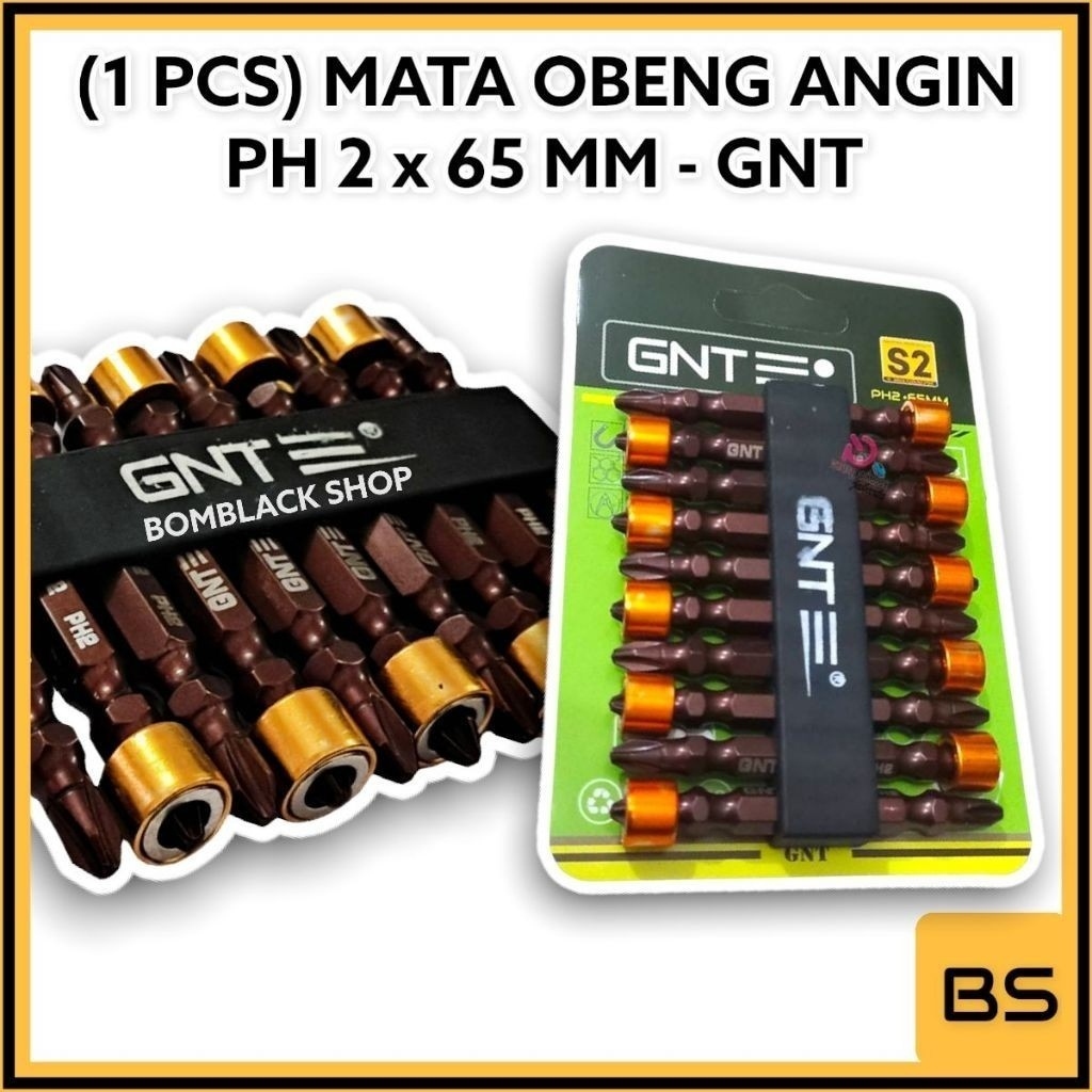 GNT Mata Obeng DOUBLE MAGNET / Mata Obeng Magnet / Mata Obeng Angin Gipsum DOUBLE MAGNET HARGA SATUA