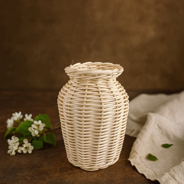 VAS BUNGA ROTAN MINI