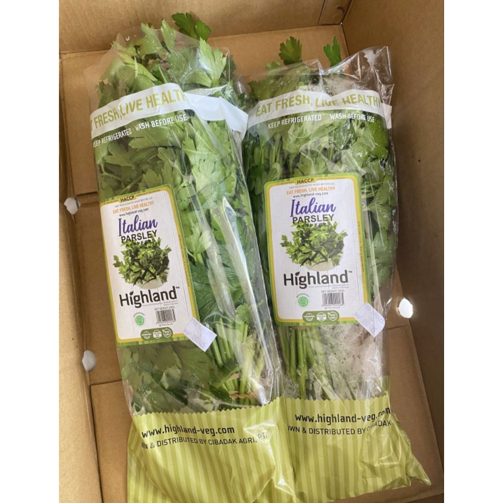 

Highland Italian Parsley Fresh Import / Daun Parsley / 200 gr