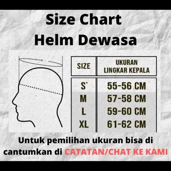 BIG SALE [TERLARIS] HELM INK DOUBLE VISOR HALF FACE ORIGINAL NYA FNK - HELEM PRIA WANITA SNI