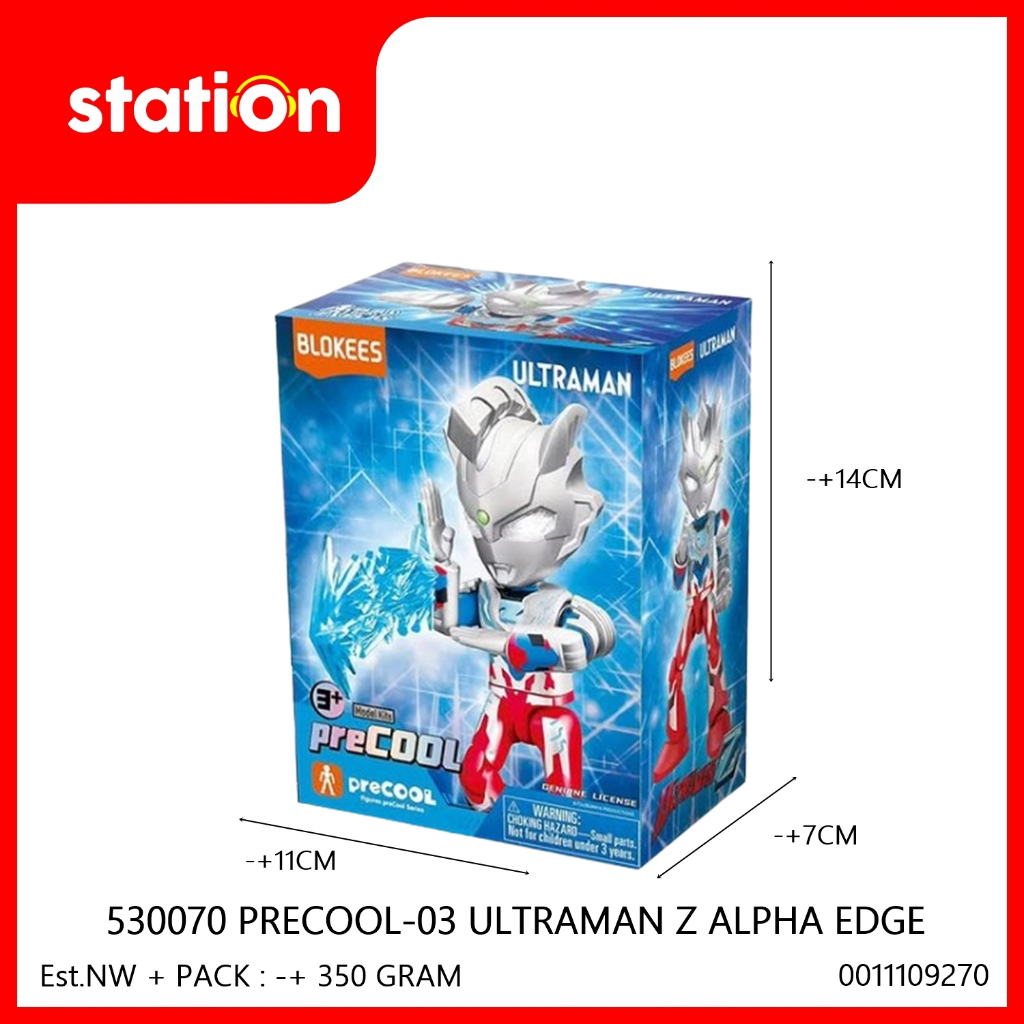 BLOKEES 530070 PRECOOL-03 ULTRAMAN Z ALPHA EDGE - ACTION FIGURE