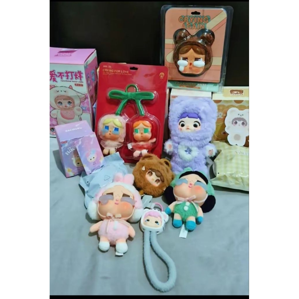 

(READY) 100% ORI CRYBABY CERRY CRYING FOR LOVE EARPHONE CRYBABY CASE BEAR CRYBABY FROG CRYBABY PINK LANYARD HACIPUPU TIGER HACIPUPU ZODIAK PISCES LANYARD YOOKI V7 LITTLE RACCOON COKLAT YOOKI V4 CREAM BEAR NOMMIV1 TUTU WANGII