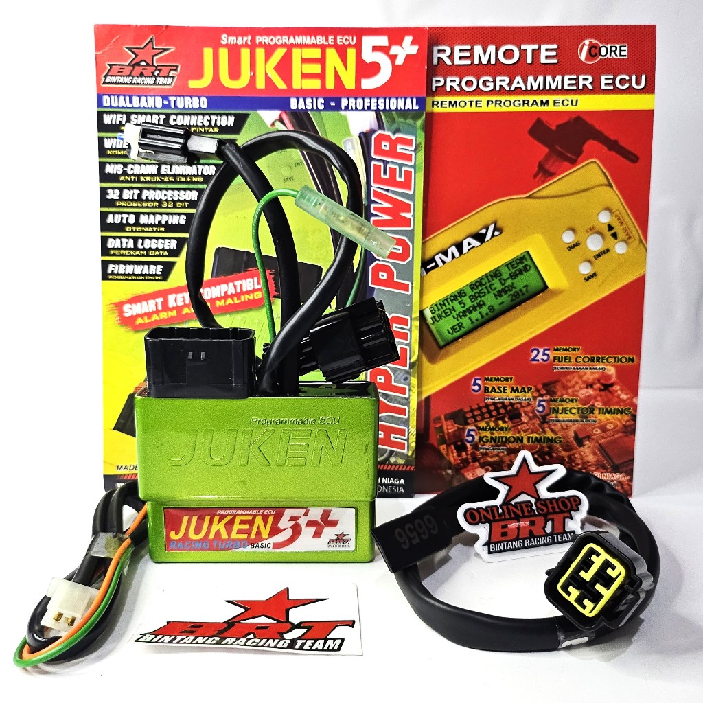 ECU BRT Ecu Juken 5 5++ Plus Plus & KABEL BLUETOOTH BRT R15 V1 V2 OLD R15 V3 VVA NEW R15 V4 R15M Con