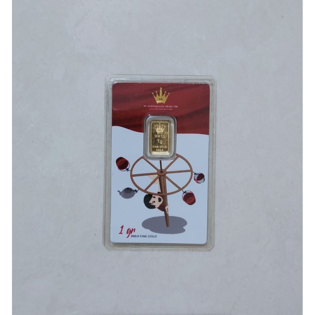 Logam Mulia Emas Hartadinata 1 Gram Edisi HUT RI
