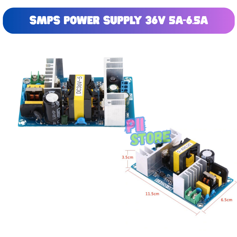 POWER SUPPLY MODUL 36V 5A DC SMPS AC MATIC