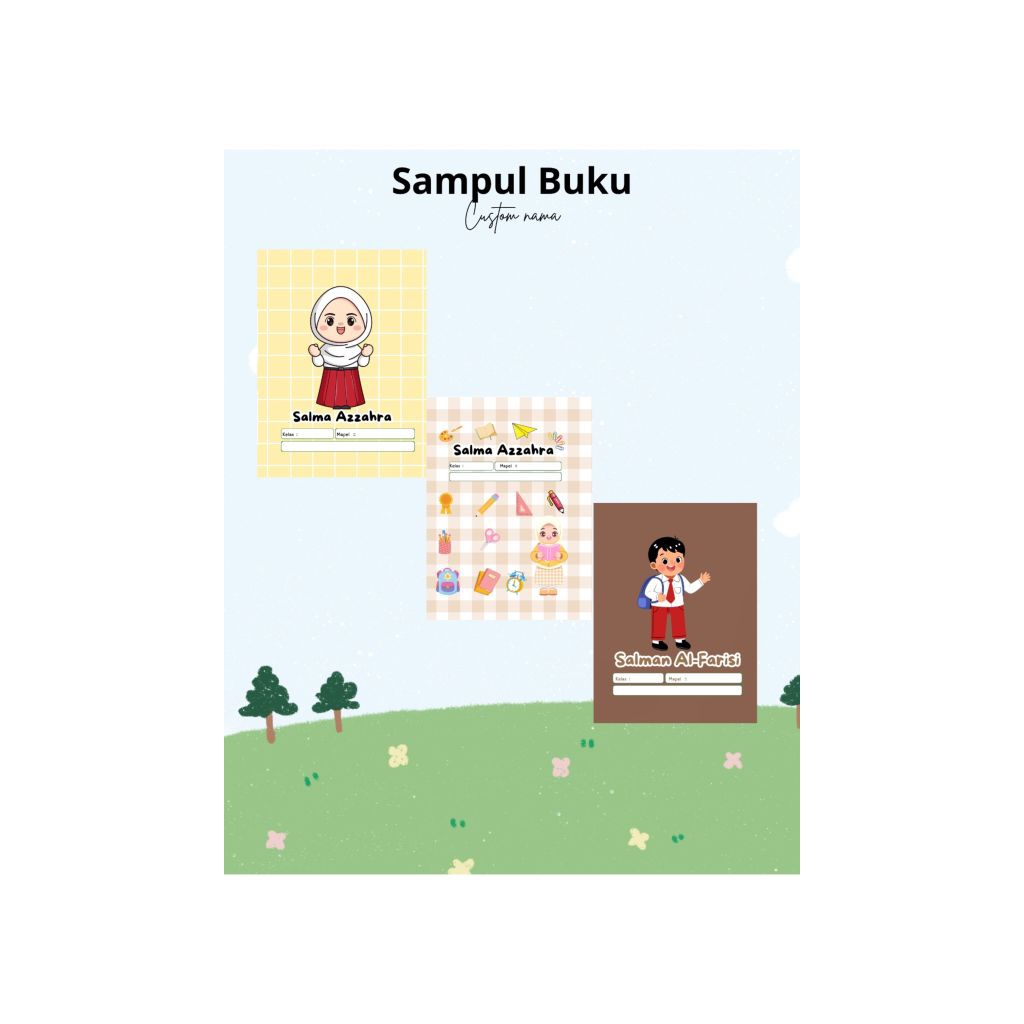 

Sampul Buku Tulis Custom