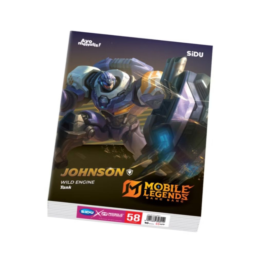 

SIDU Buku tulis Mobile legends 58 lembar 10 Buku
