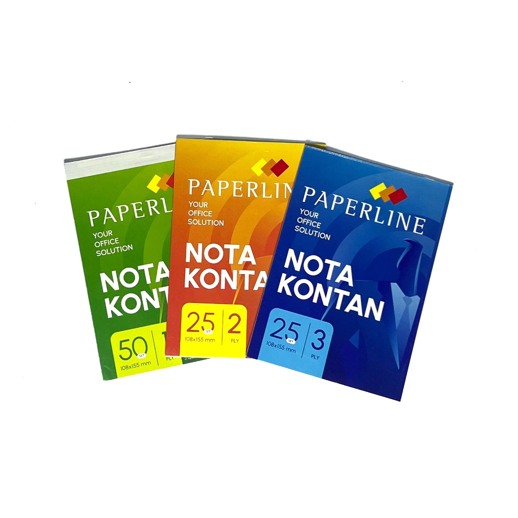 

PAPERLINE Nota Kontan Kecil 108 x 155 mm 1 Ply l 2 Ply l 3 Ply