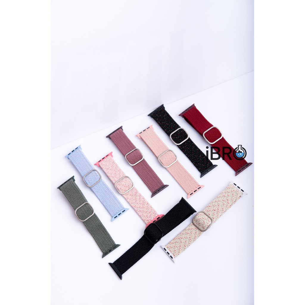 Strap Dual Tone Braided Loop Iwatch | Strap Leather Iwatch