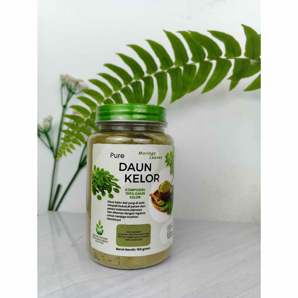 

Daun kelor Bubuk Asli Organik 140gram Moringa