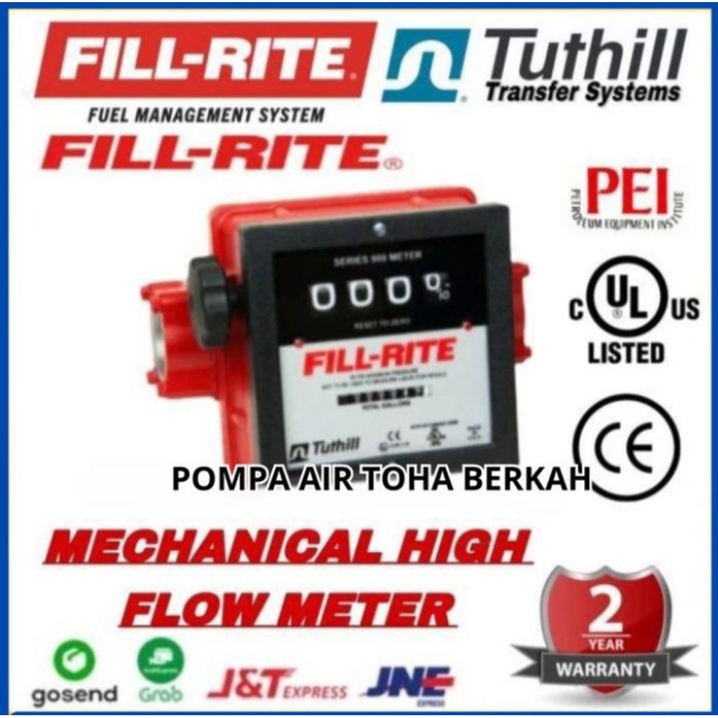 FLOW METER FILL RITE 2 INCH 4 DIGIT FLOW METER FILL-RITE DN 50 2 INCH