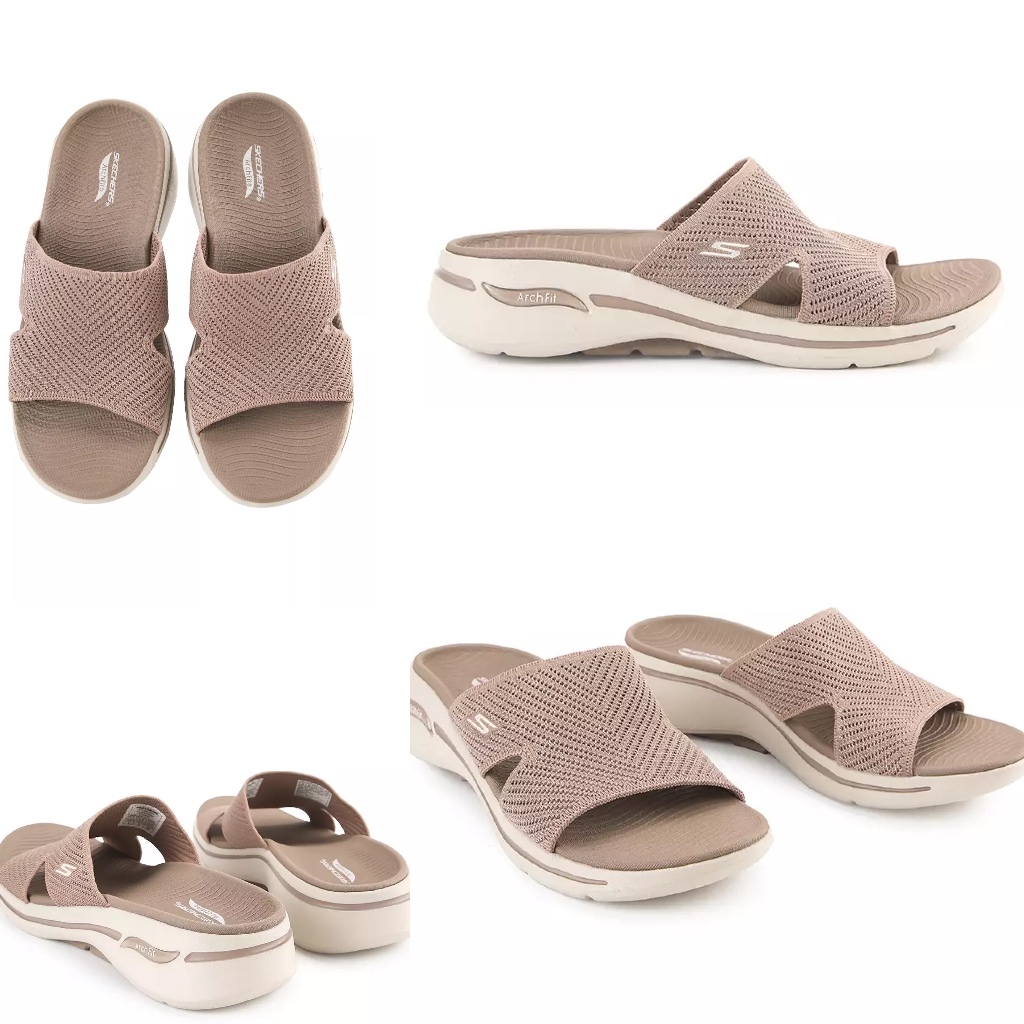 Skechers Sandal Go Walk Arch Fit Sandal Original (Sandal Wanita ss)