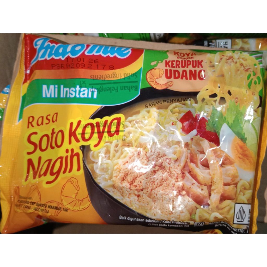 

5PCS - Indomie Rasa Soto Koya Nagih (Koya dengan kerupuk udang)