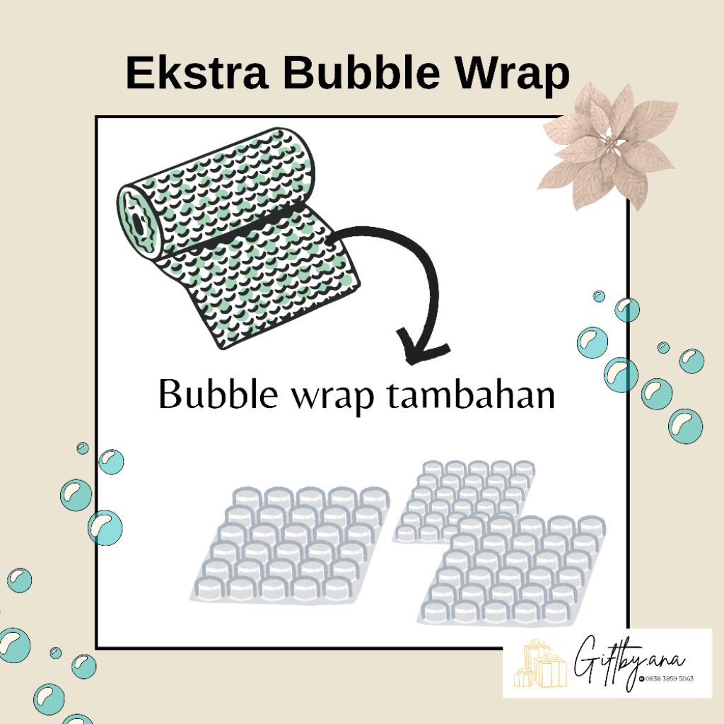 

EXTRA BUBBLE WRAP (bubble wrap tambahan)