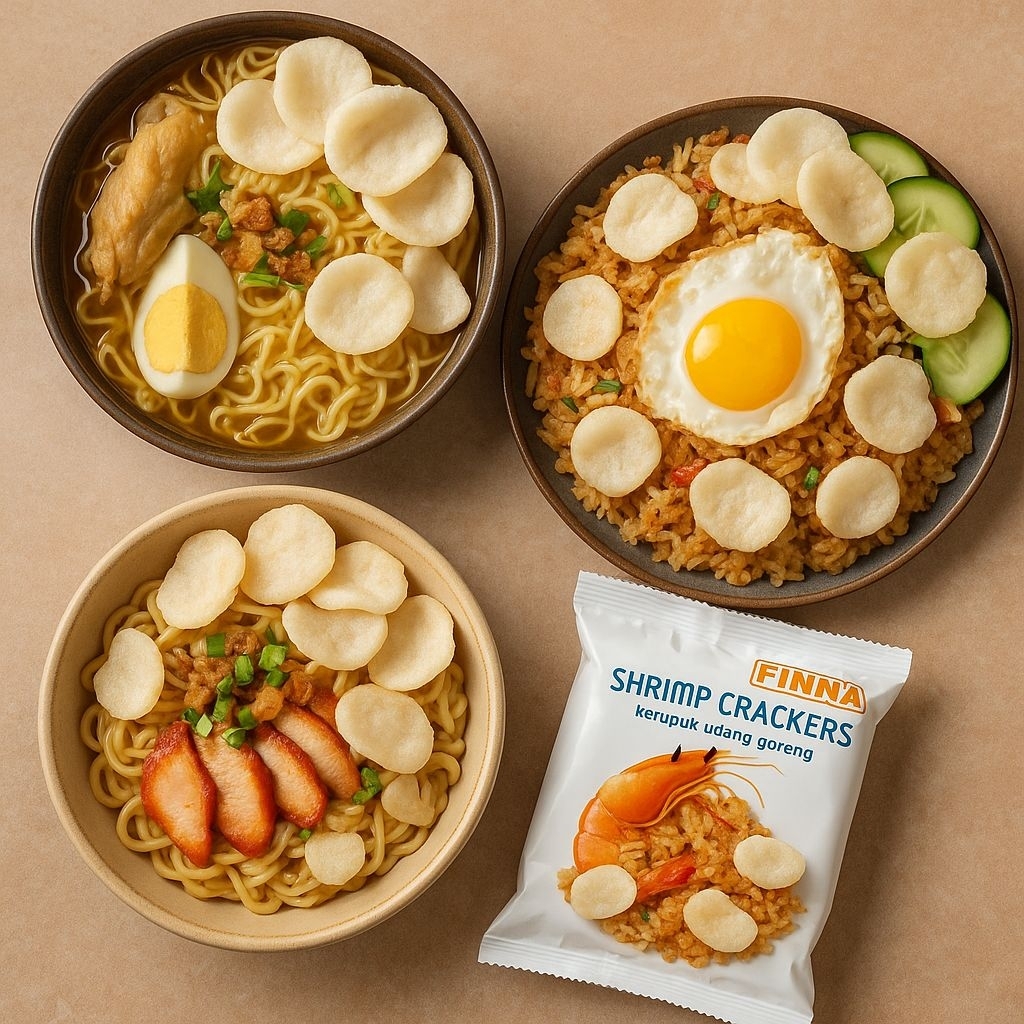 

Krupuk Udang Finna Sachet @60 pcs