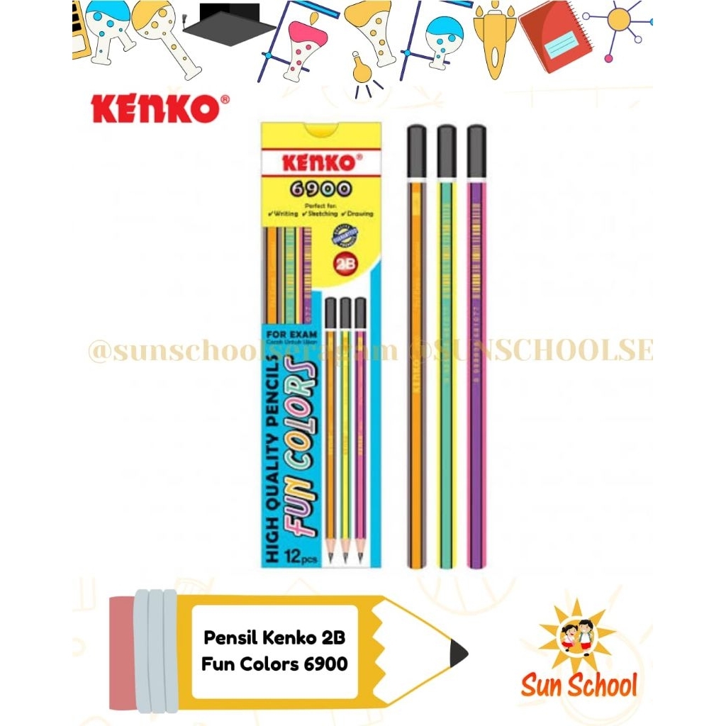 

Pensil Tulis Kayu Kenko 2b