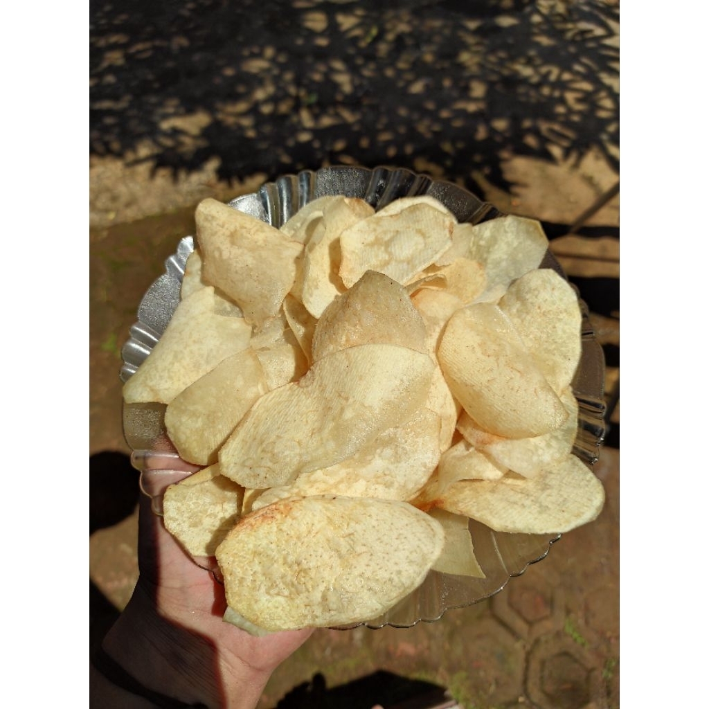 

Keripik Talas Original Rasa Gurih Renyah Asin Nikmat Lezat