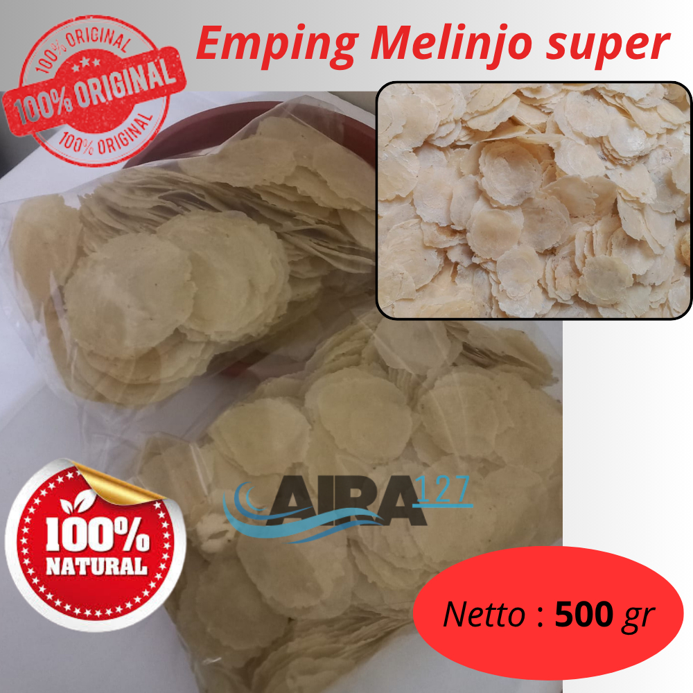 

[500 gram] Emping Mentah / Emping Melinjo Mlinjo Asli Kebumen
