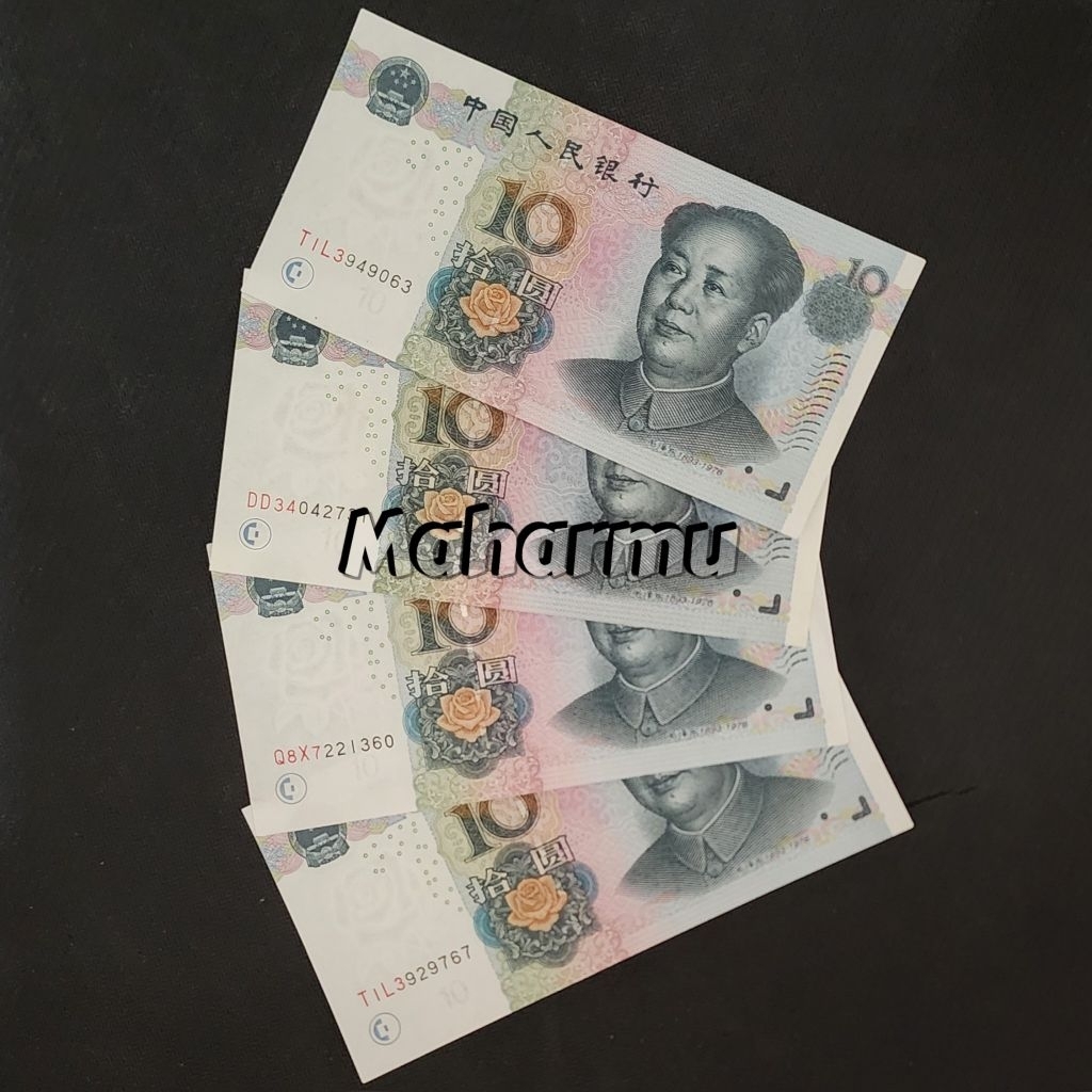 China Yuan Uang Asing Kuno 10 Yuan