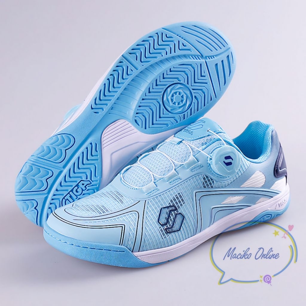 Sepatu Pingpong Stiga BOA Sepatu Stiga Tenis Meja SKY BLUE ORIGINAL