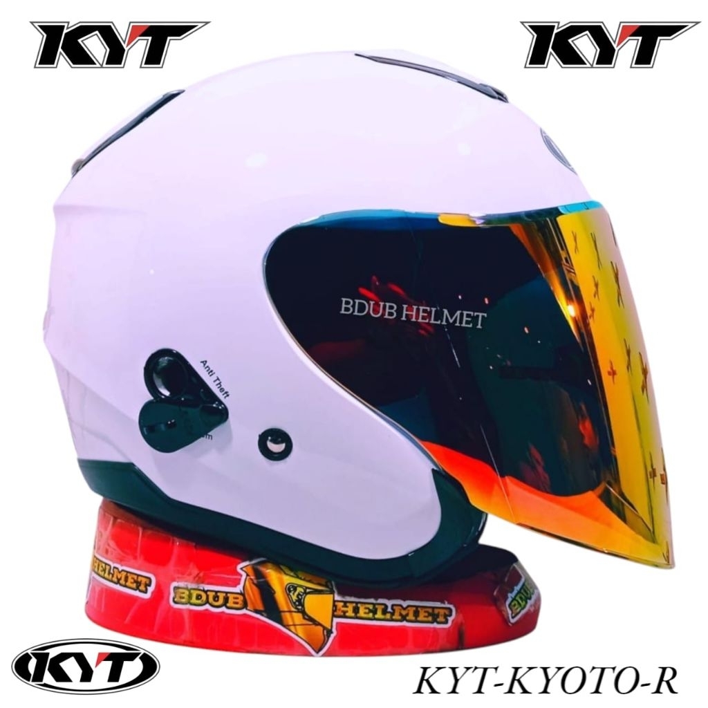 Helm KYT Kyoto R White original KYT