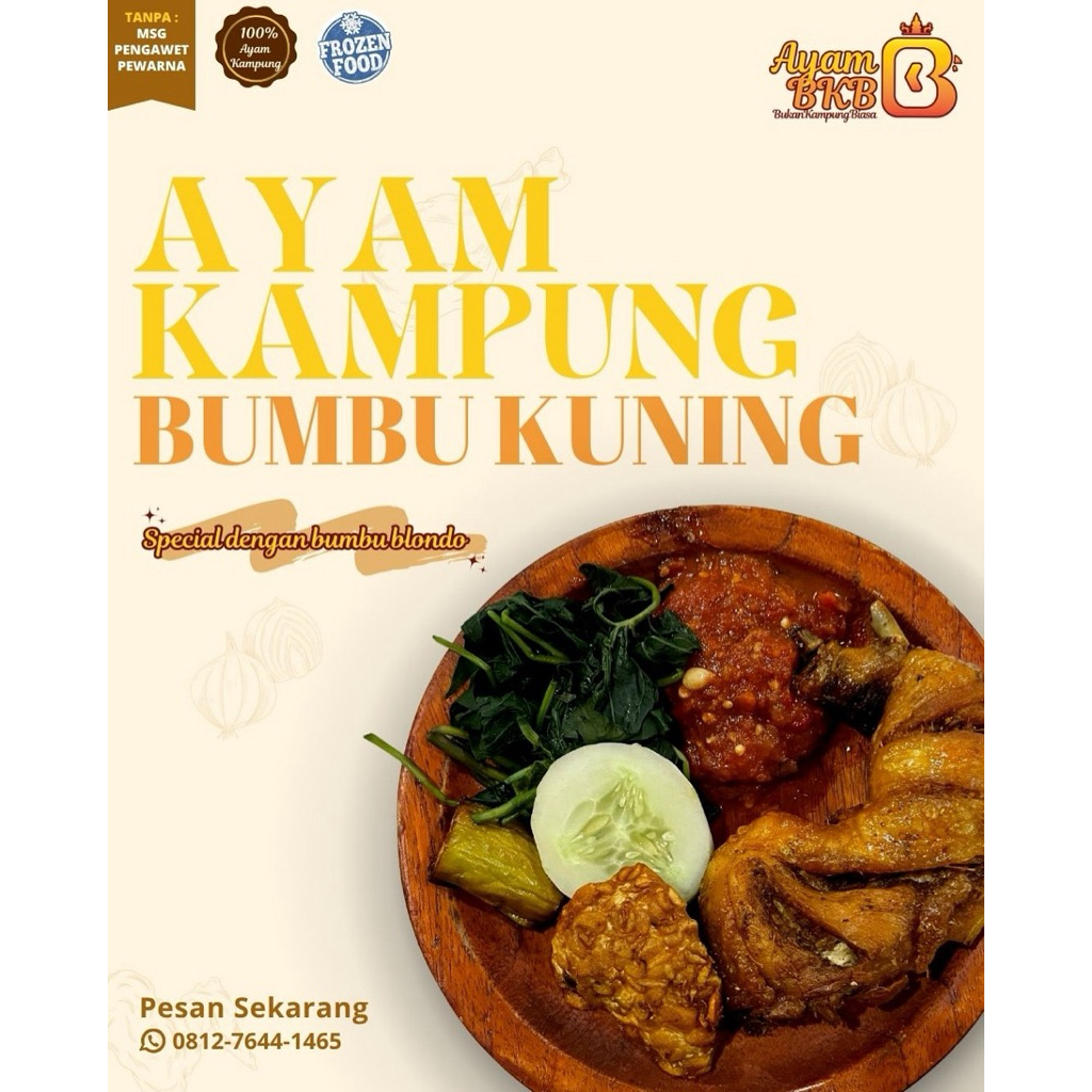 

Ayam Kampung Kuning Goreng ala Jawa