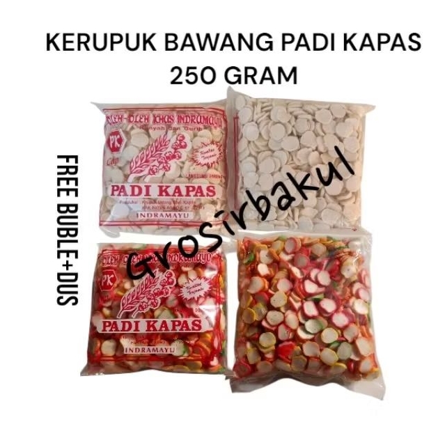 

KERUPUK BAWANG PADI KAPAS FREE BUBLE + DUS