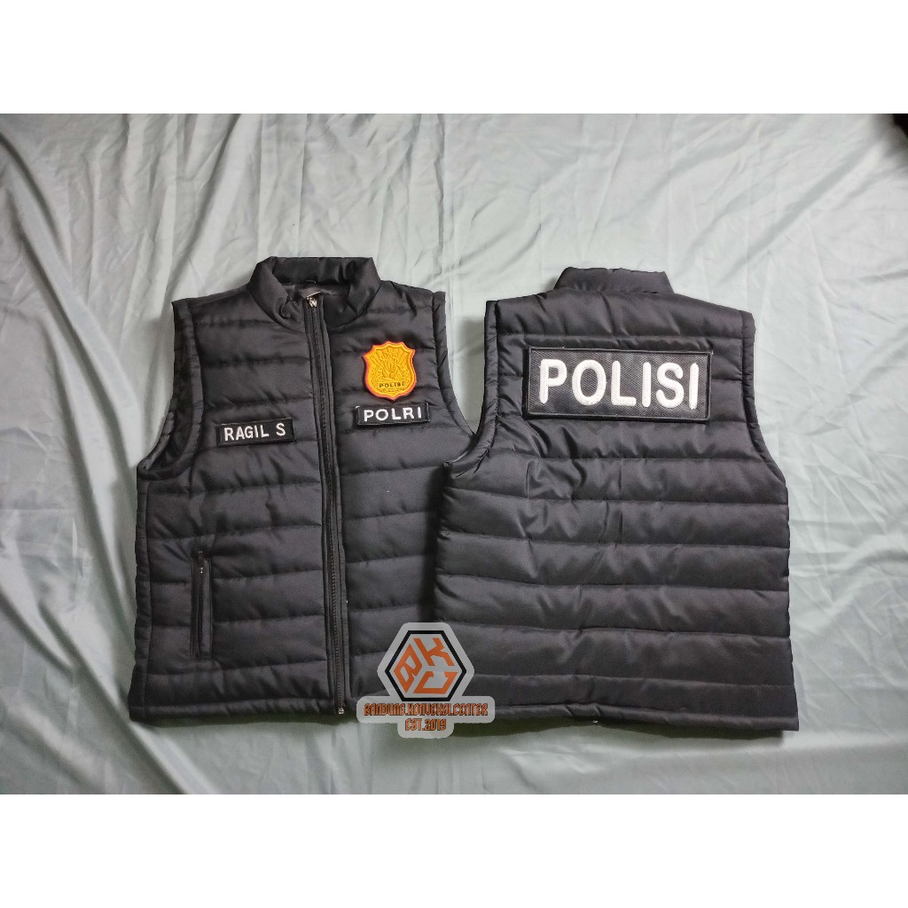Rompi Gelembung Polisi Terbaru | Vest Polisi Premium | Rompi Vest Custom Premium