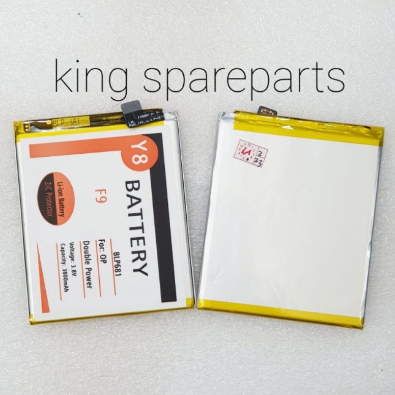 KODE Y97T BATERAI BATRE BATTERY OPPO F9 BLP681 DOUBLE POWER Y8