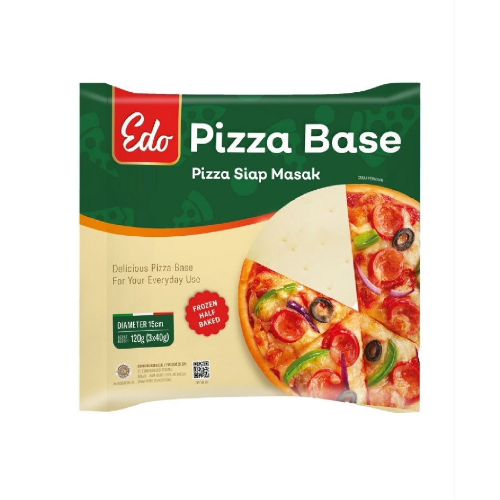 

Edo pizza base diameter 15cm isi 3pcs