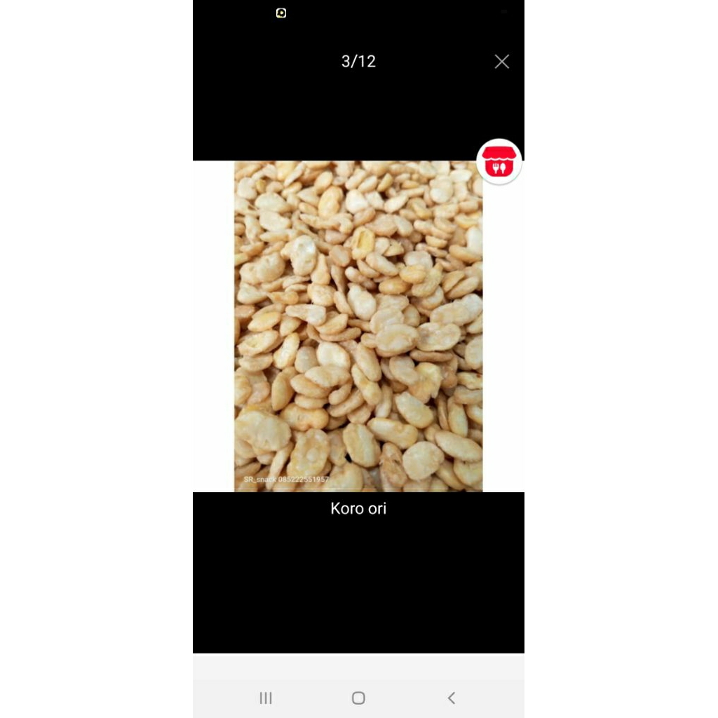 

kacang koro ori gurih renyah 1 pack 125 g