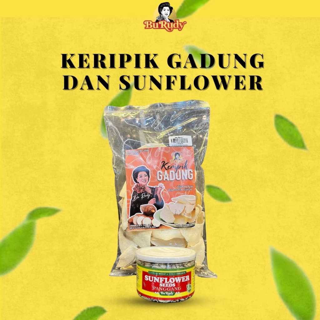 

PAKET CAMILAN KAMPUNG ASLI II Sunflower & keripik gadung Khas Bu Rudyn