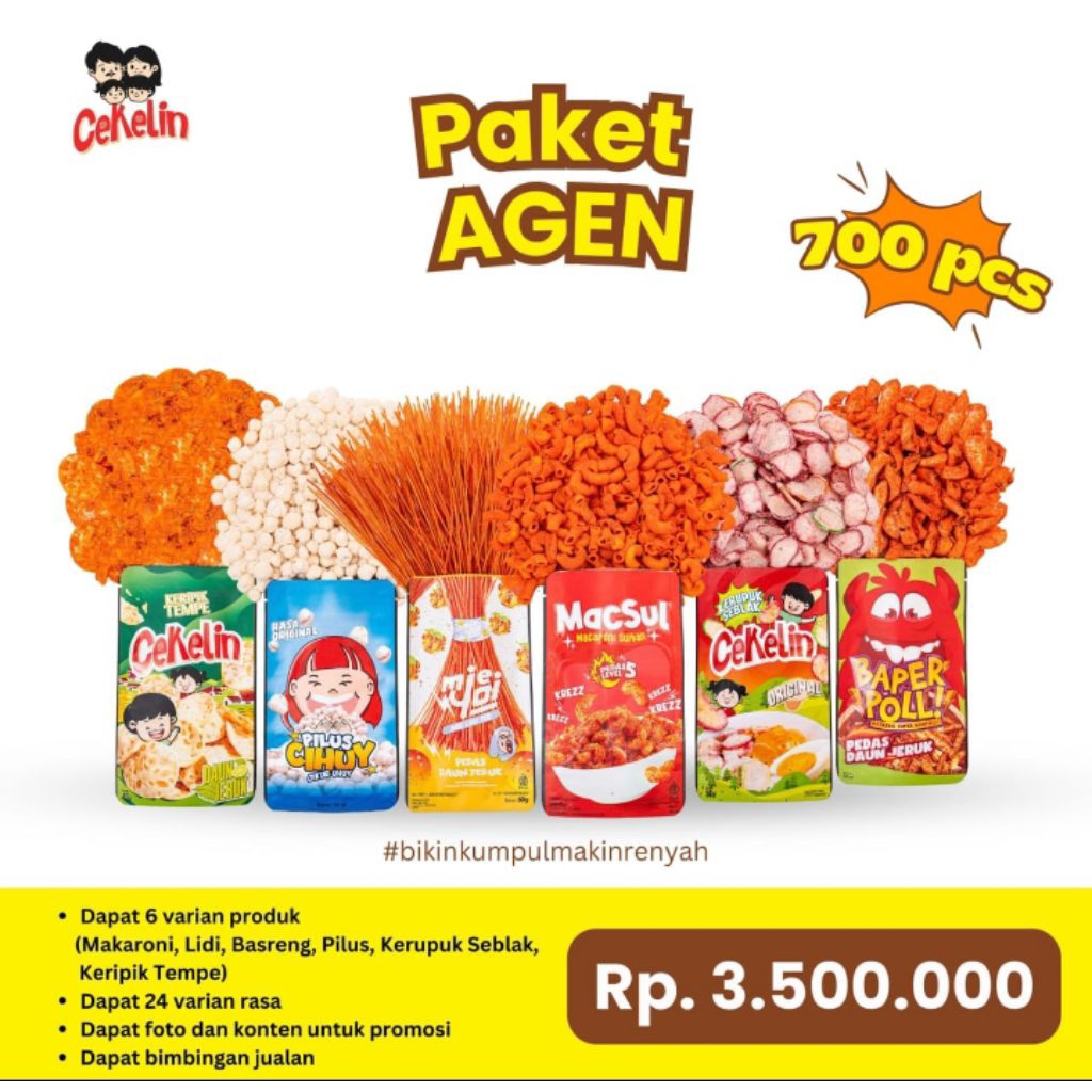 

Jadi Agen CeKelin, Cuan Mengalir! (Paket Agen)