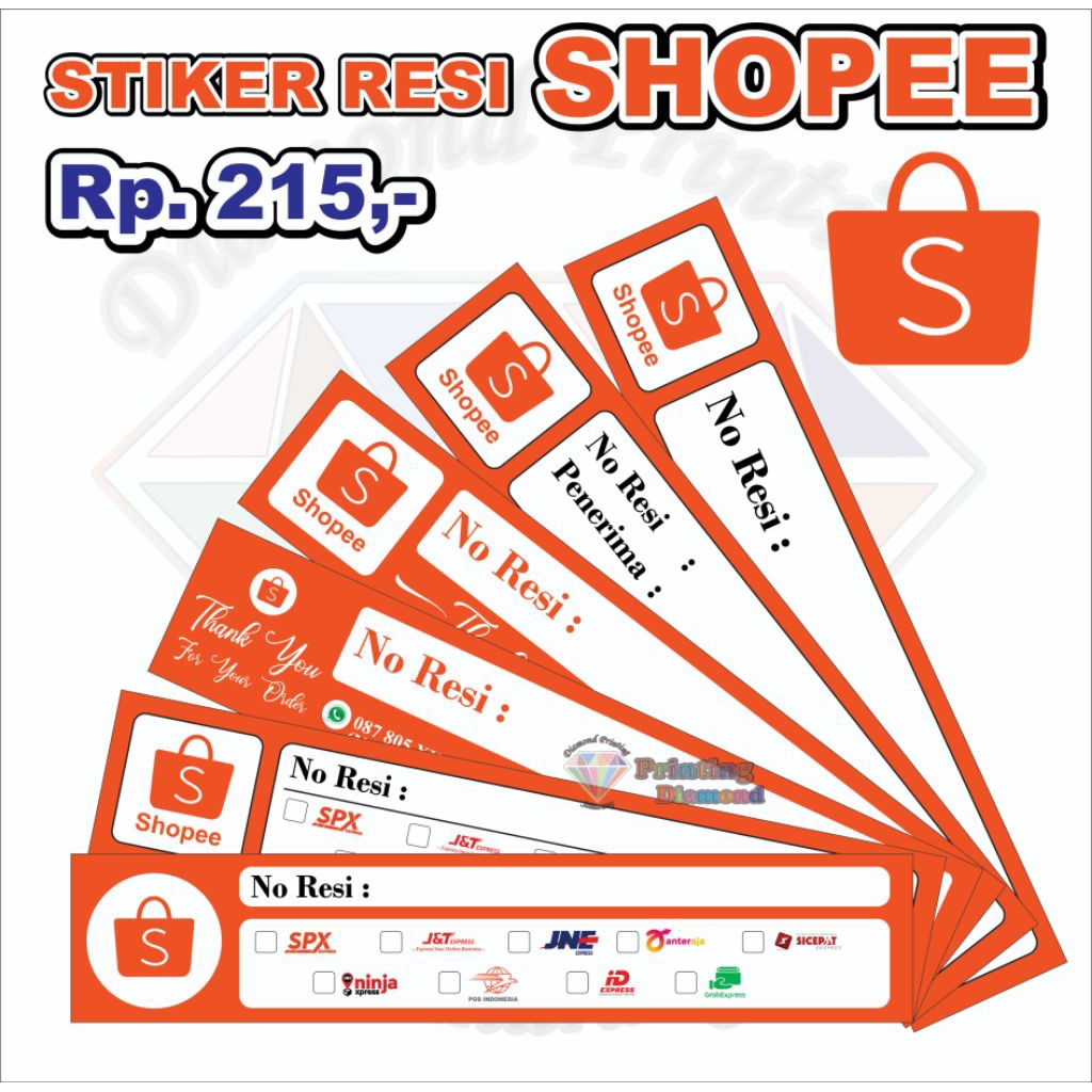 

STIKER RESI SHOPEE \ STIKER LABEL SHOPEE