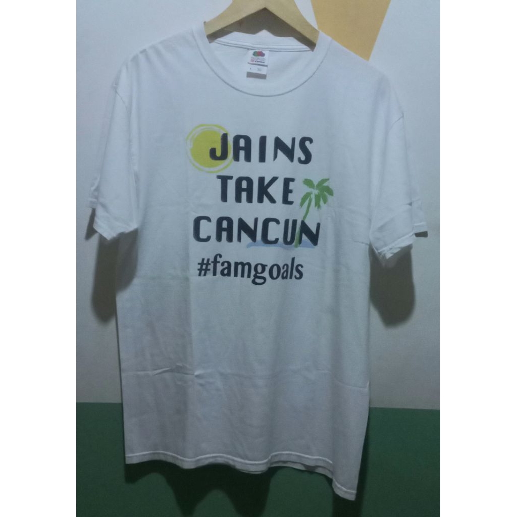 kaos fruit of the loom putih second
