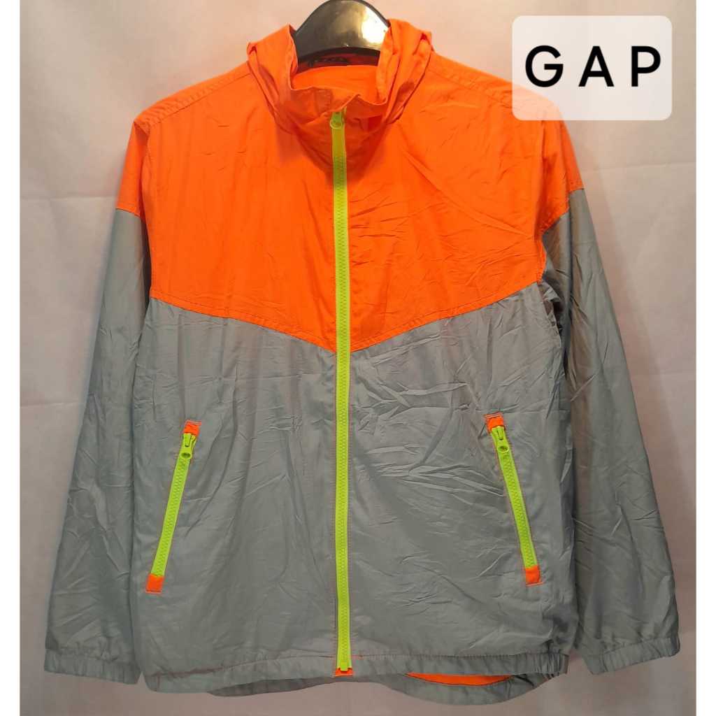 Jaket Windbreakers GAP color block Size M Made in VIETNAM