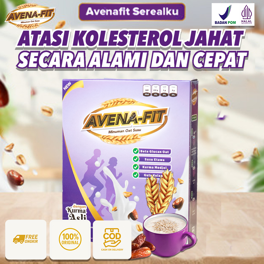 

AVENAFIT - Sereal Oat Susu Granola Sehat Solusi Diet & Kolesterol Tinggi Secara Alami & Aman