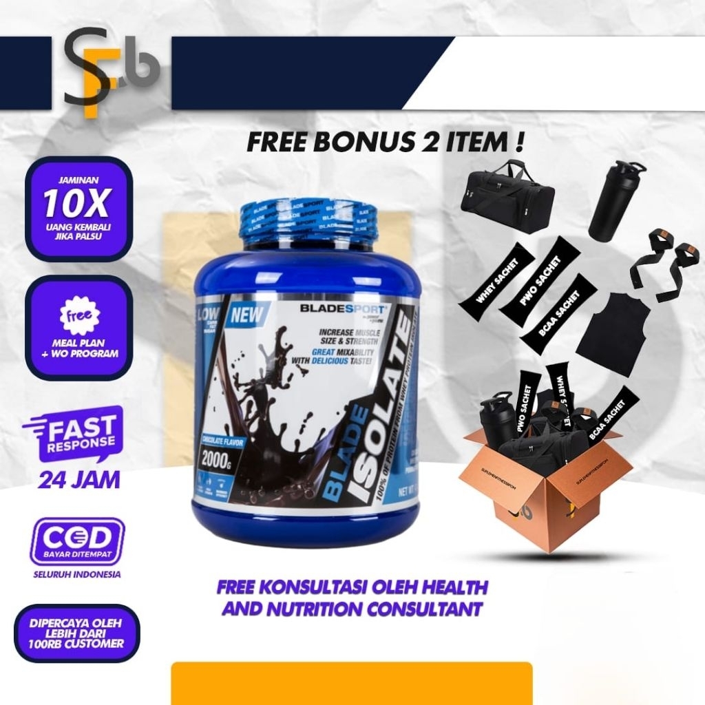 Blade Isolate 2000 Gram Whey Protein 2 Kg ISOLATE WHEY PROTEIN