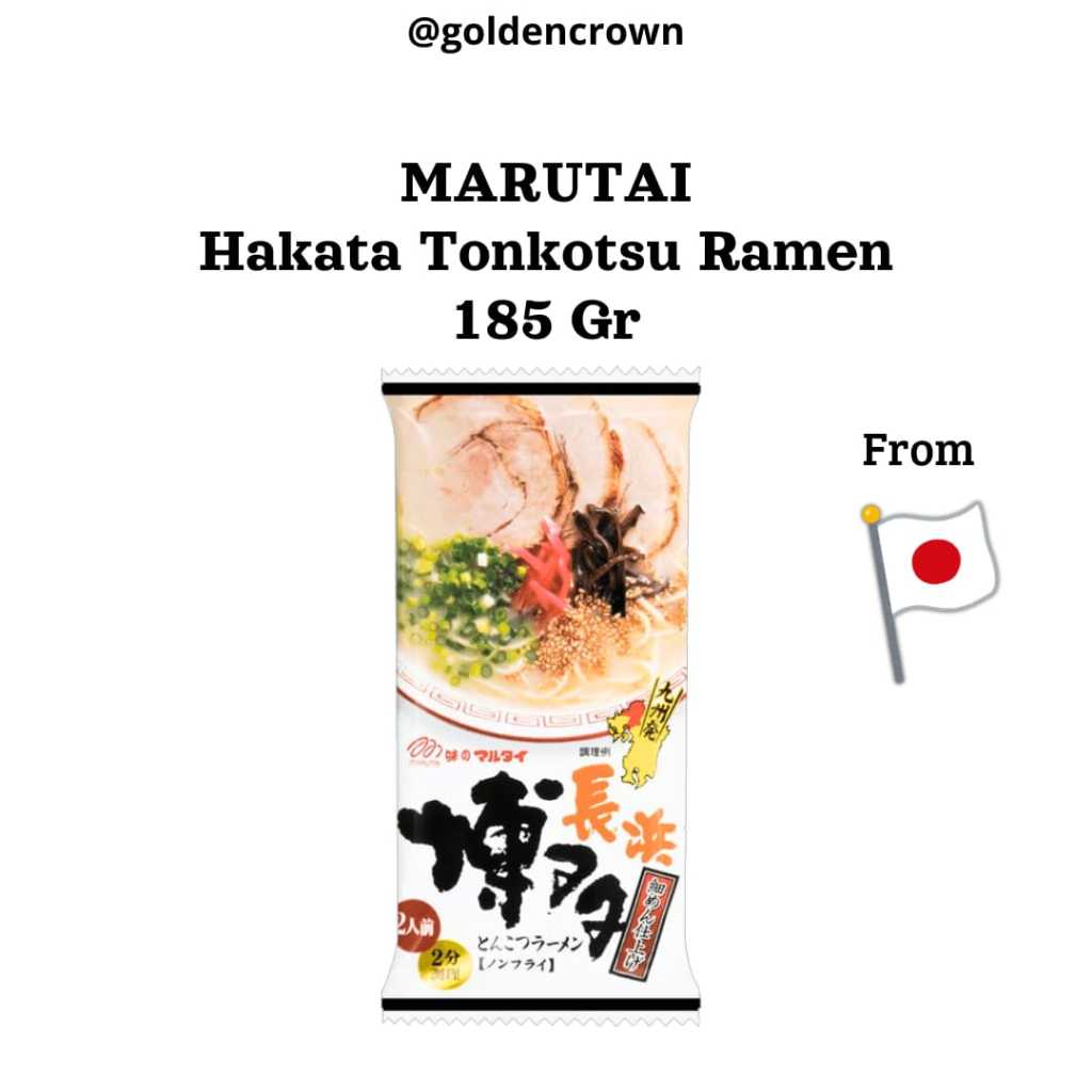 

MARUTAI Hakata Tonkotsu Ramen / Mie Instan Hakata Ramen 185g