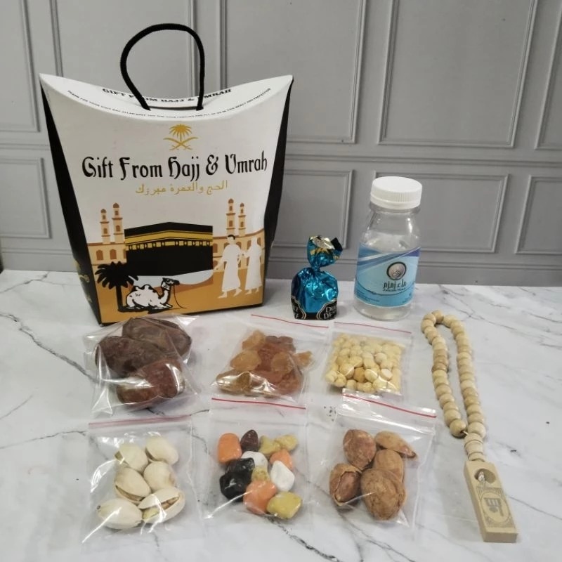 

Oleh oleh haji dan umroh paket komplit/standar