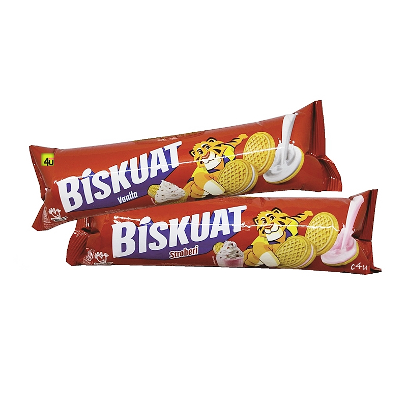 

Biskuat - Biskuit Sandwich Krim - 105 gr Kemasan ROLL