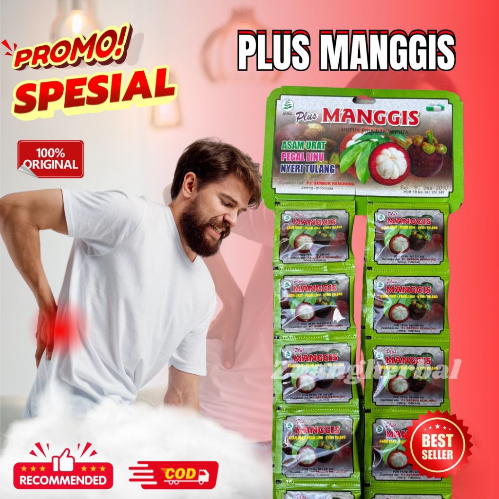 

Kapsul Plus Manggis Asam Urat Nyeri Tulang 100% Asli