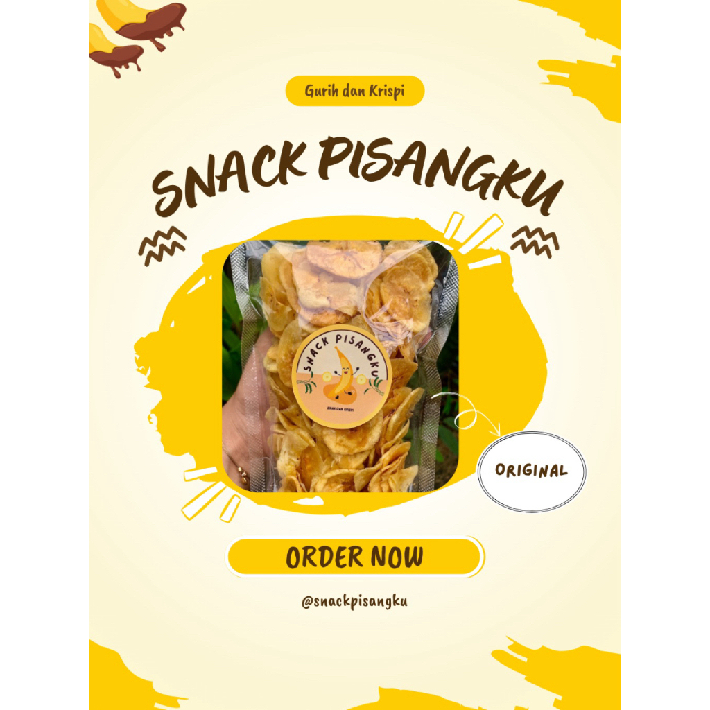 

Keripik Pisang Original / Keripik Pisang Terlaris / Snack Pisangku