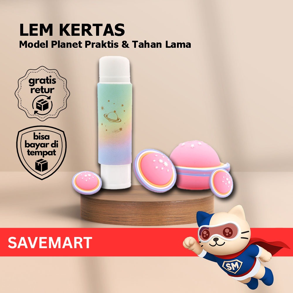 

Lem Kertas Karakter Planet Lucu DIY Lem Kertas Anak Motif Lem Kertas Imut Model Planet Lem Praktis untuk Sekolah