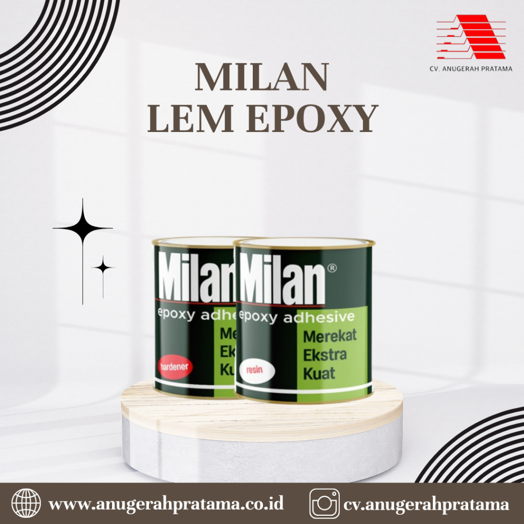 MILAN Lem Epoxy/Epoxy Adhesive - JUAL SET