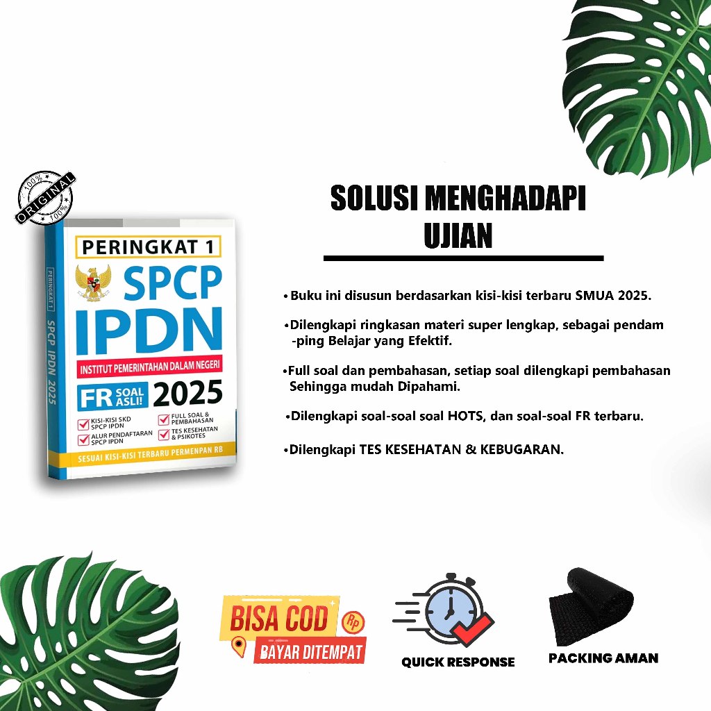 PANDUAN RESMI LOLOS SPCP IPDN NEW UPDATE (2025-2026) + BONUS KITAB PSIKTOES GAMBAR IPDN 2026