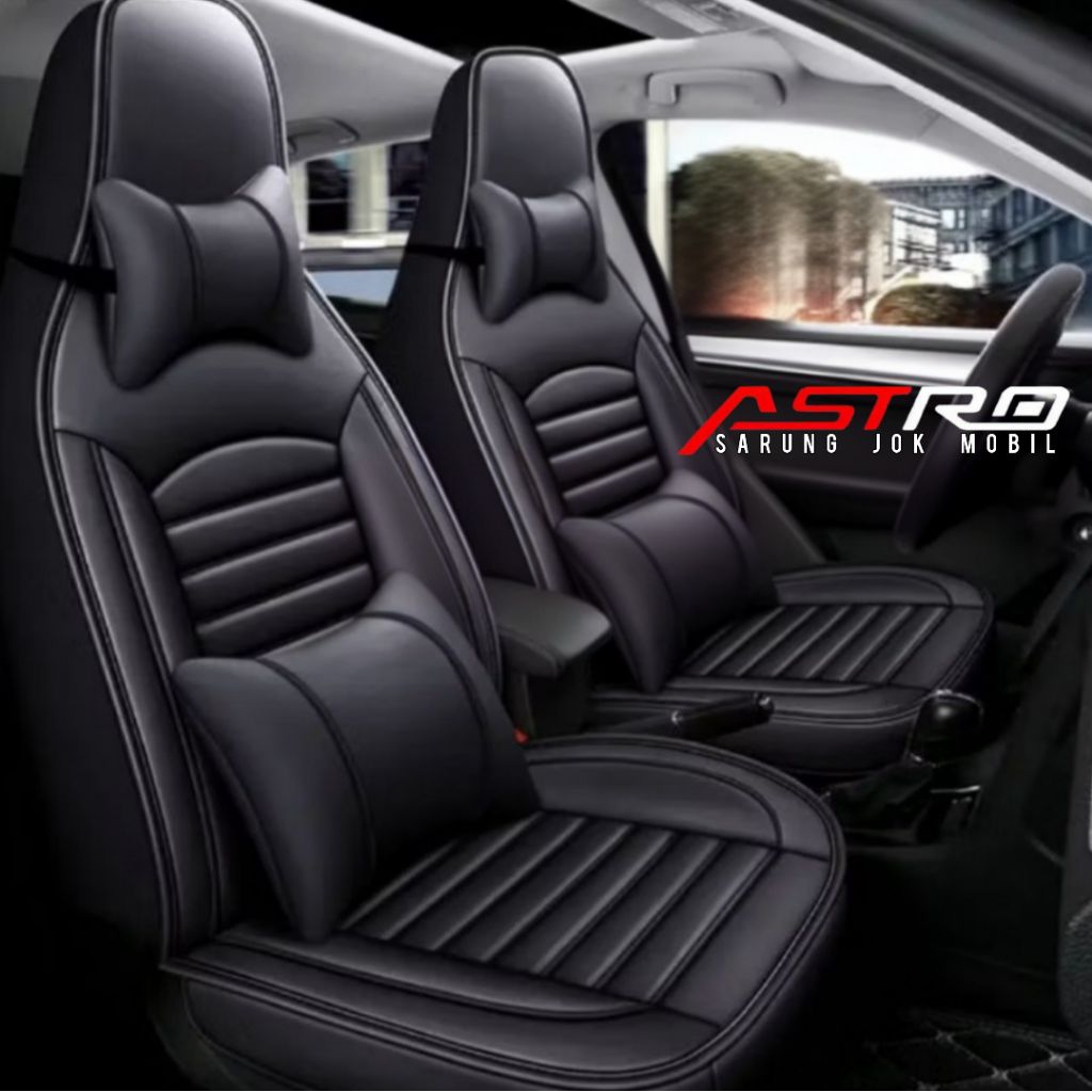sarung jok mobil agya 2018 - 2023 full depan belakang bahan Oscar waterproof berlapis busa