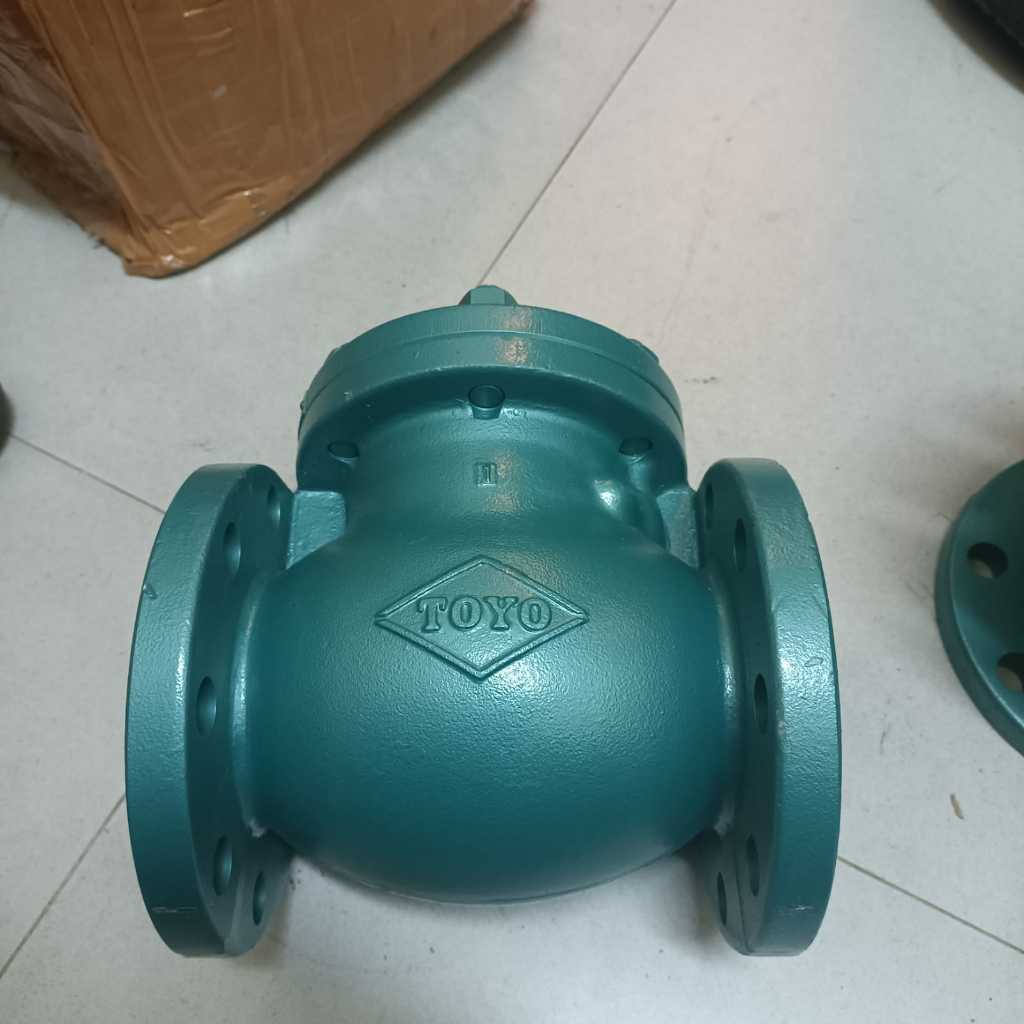 Swing Check valve TOYO JIS 10K 4" inch / check valve cast iron