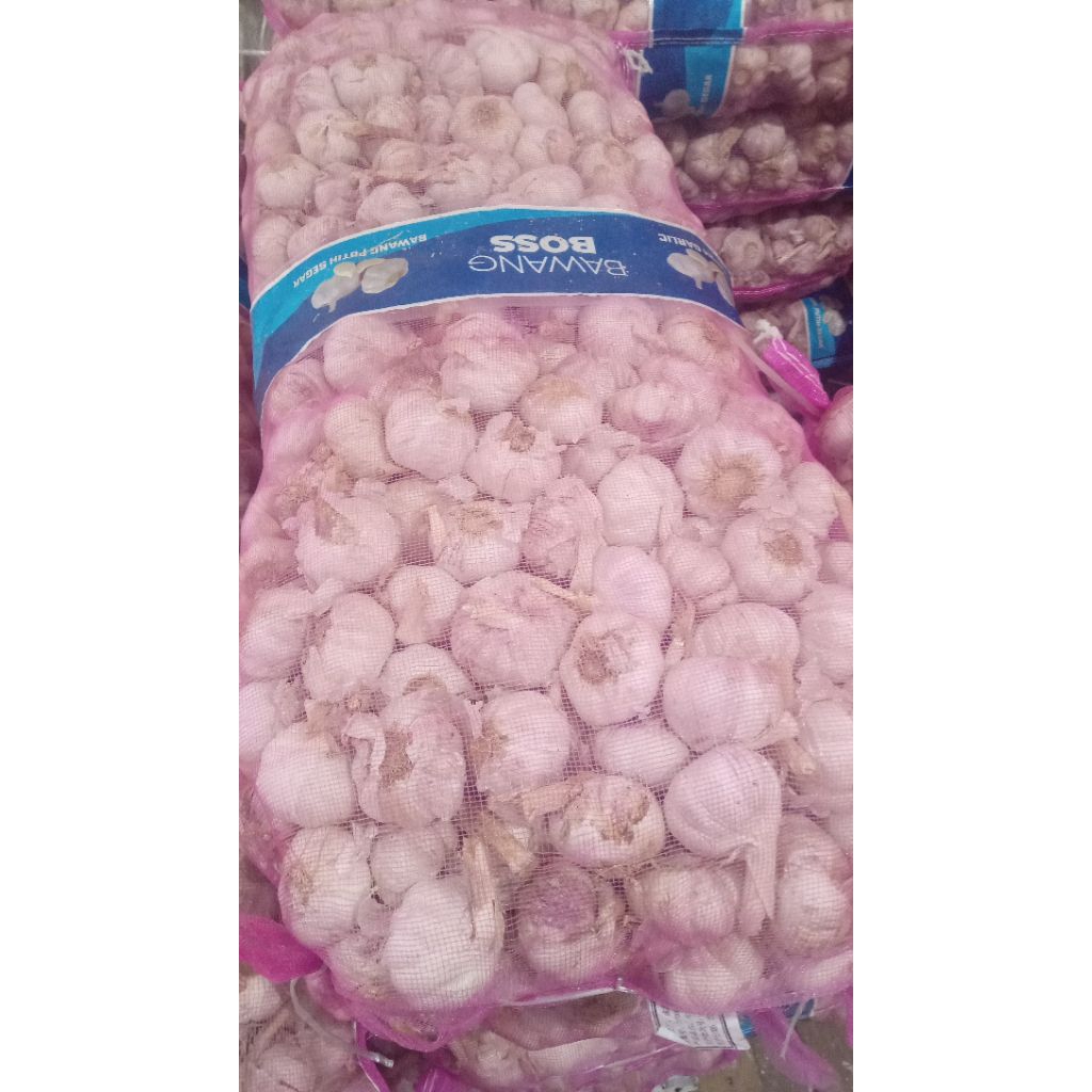 

Bawang putih karungan panen baru berat 20 kilogram