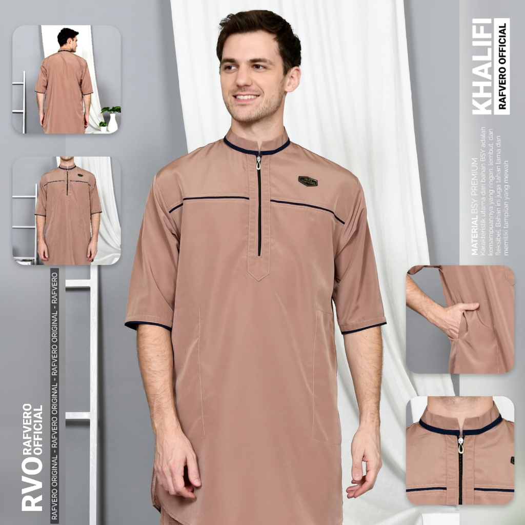 Koko Pria Dewasa - Baju Kurta Pakistan Set Celana